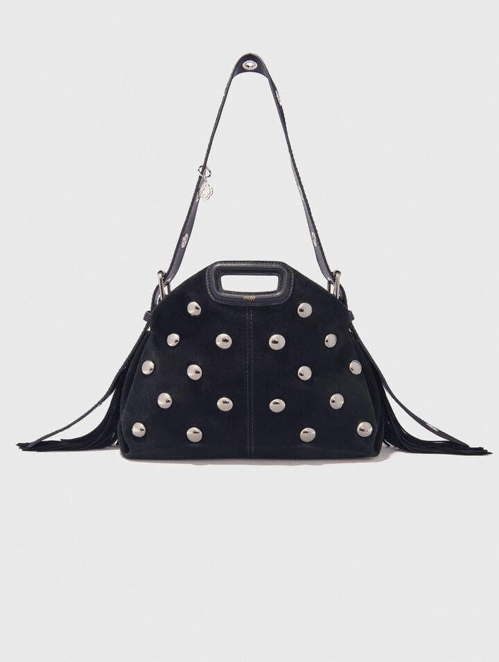 Borsa Miss M in suede e borchie