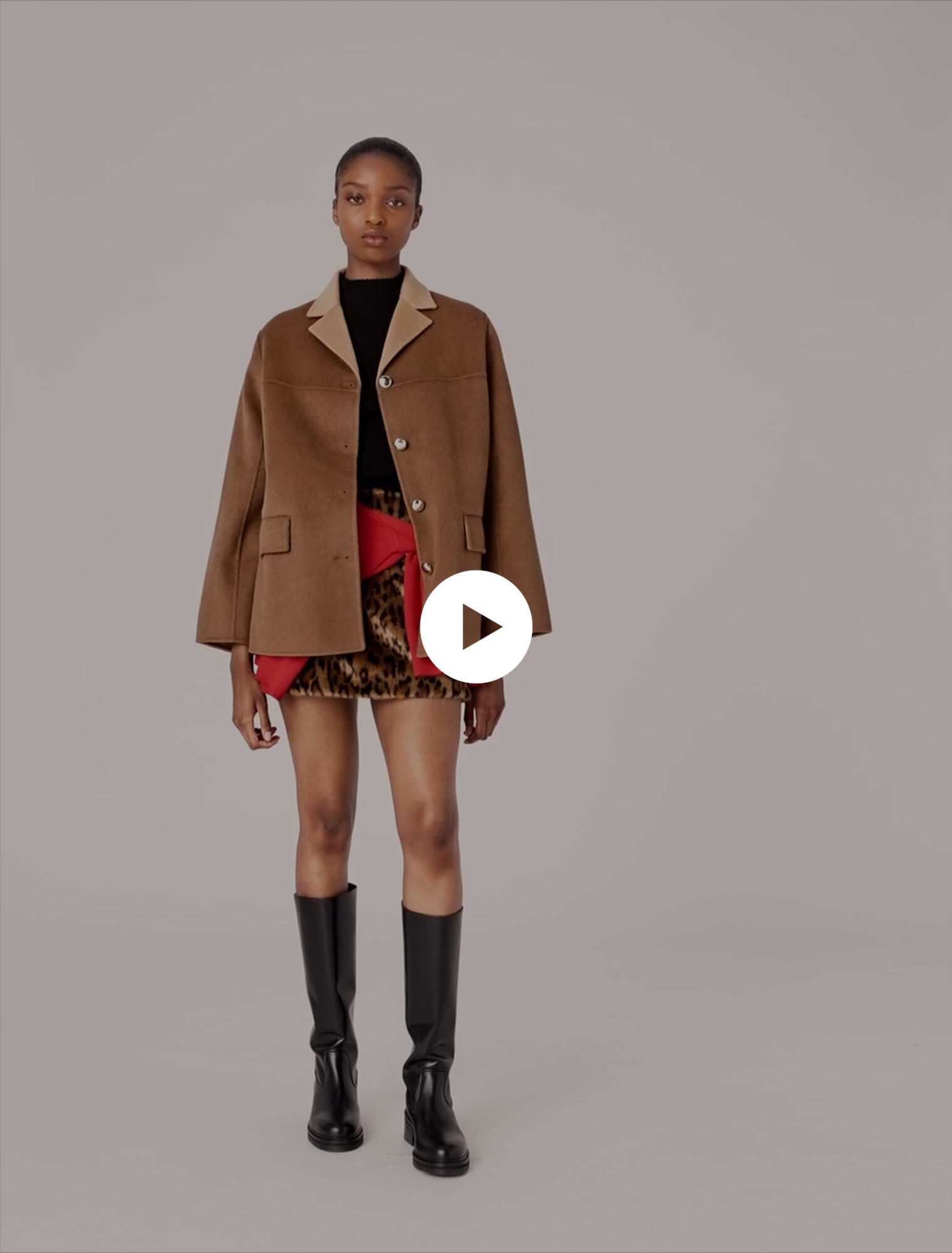 Cappotto double face medio lungo