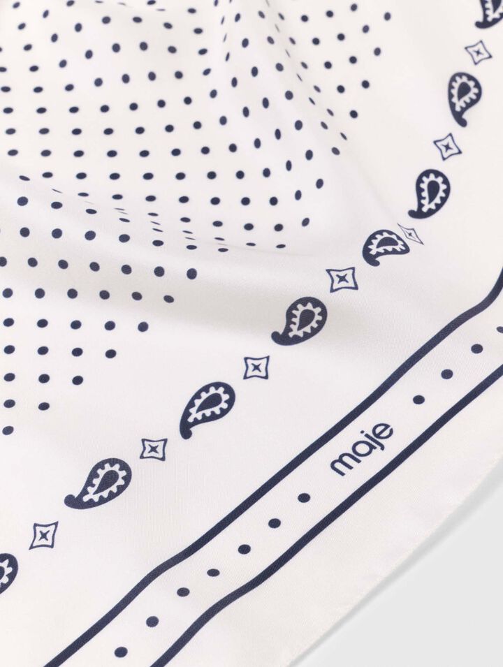 Foulard 90x90 in seta stampato