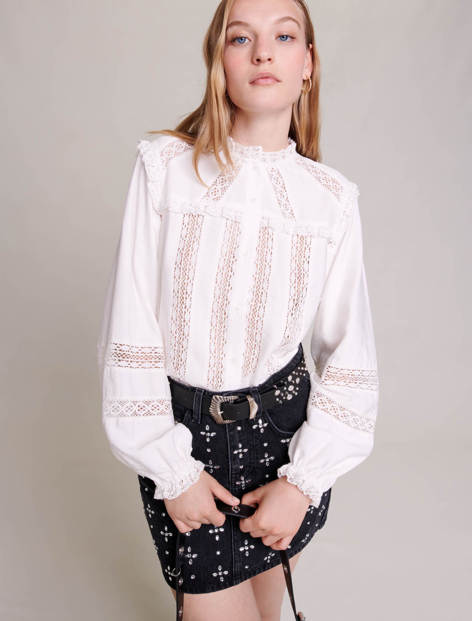 Camicia traforata