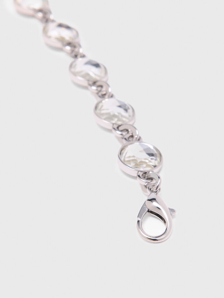 Cintura a catena con strass