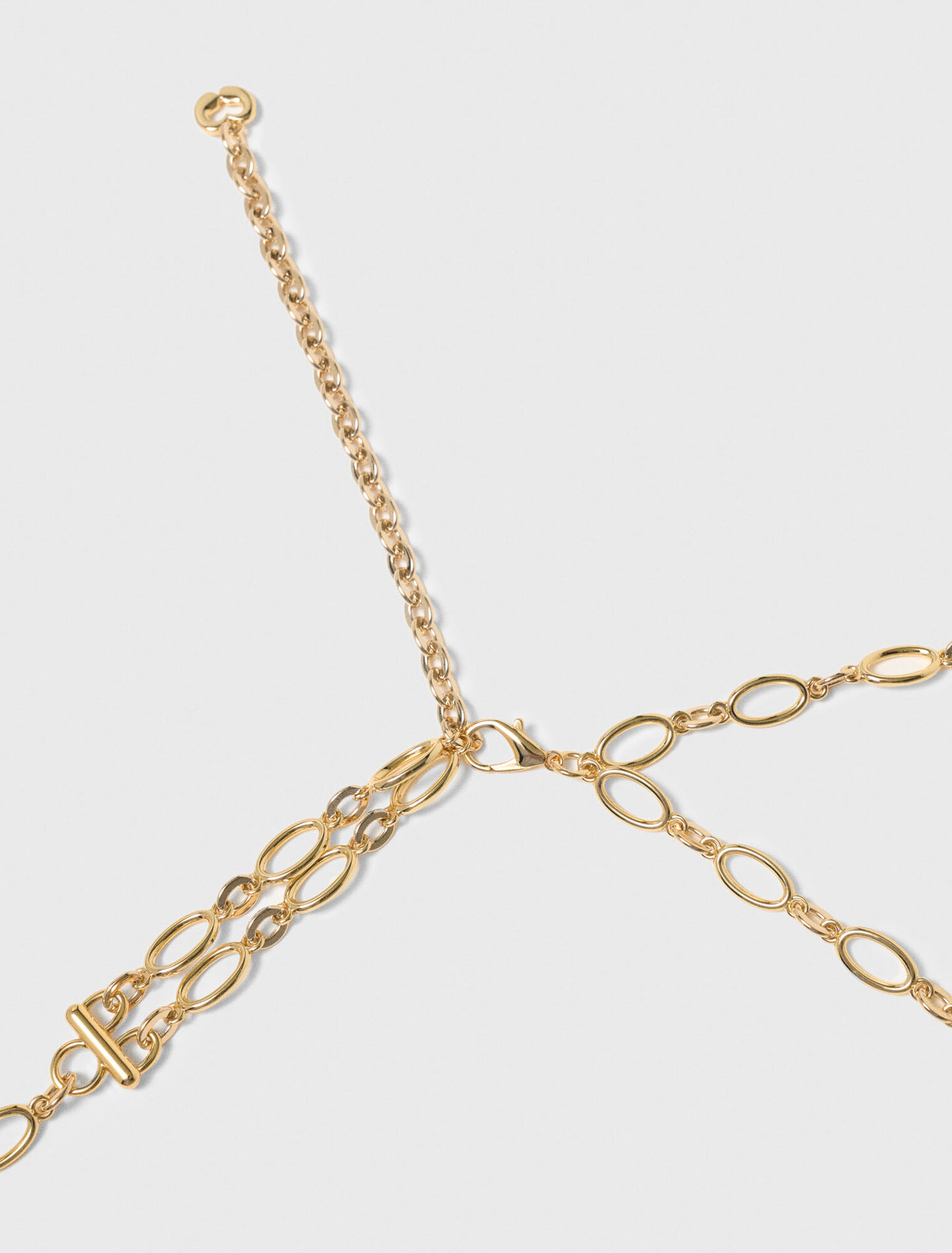 Cintura a doppia catena con charms