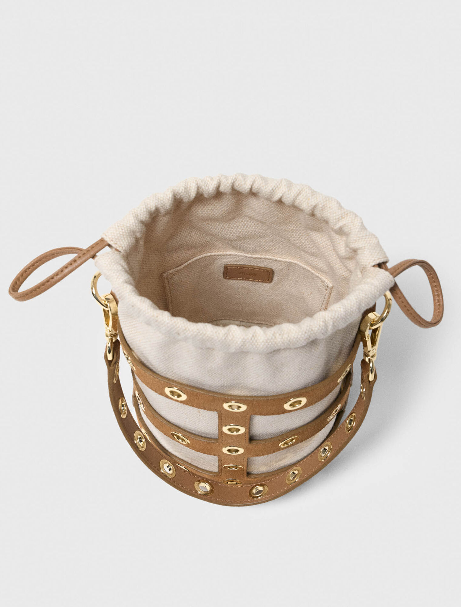 Borsa a secchiello Miss M camoscio