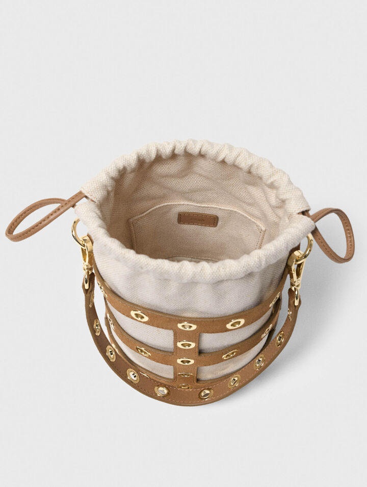 Borsa a secchiello Miss M camoscio