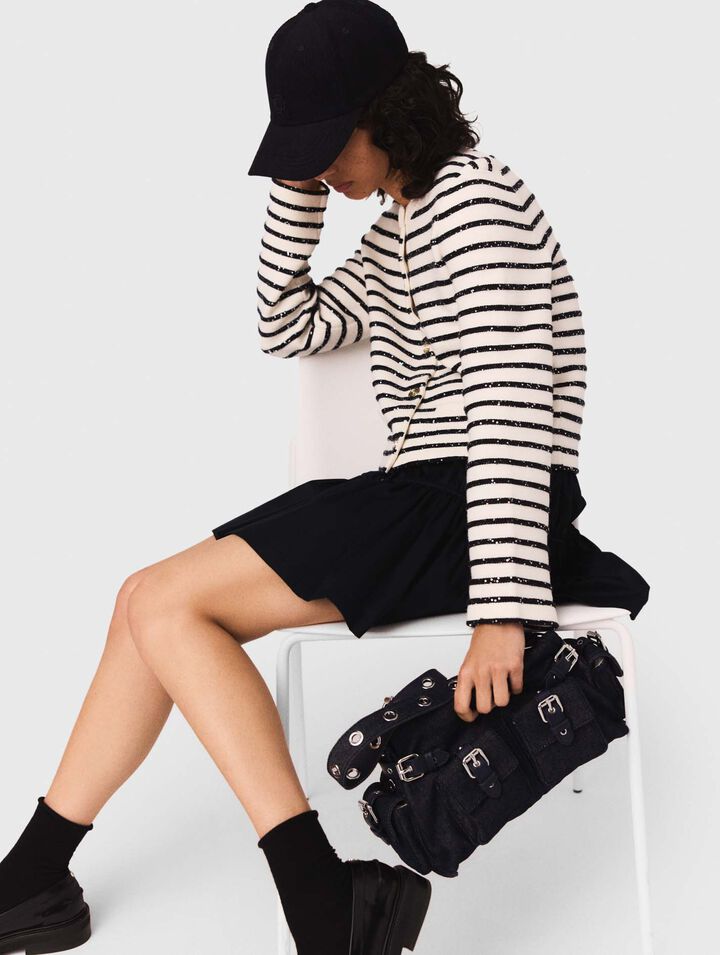 Cardigan in lana con bottoni