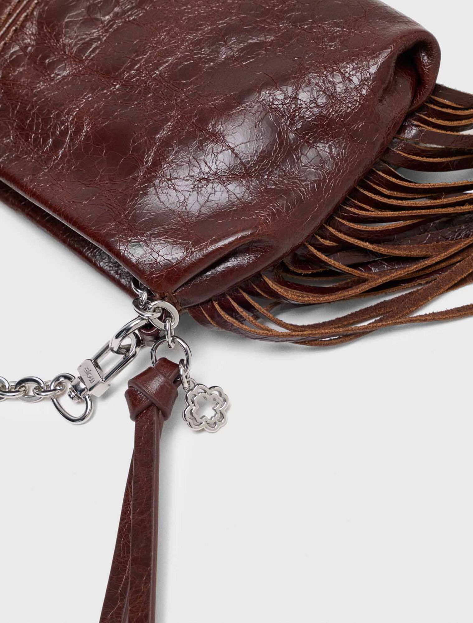 Pochette Miss M pouch pelle vernice