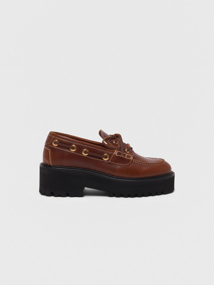Mocassino da barca suola chunky