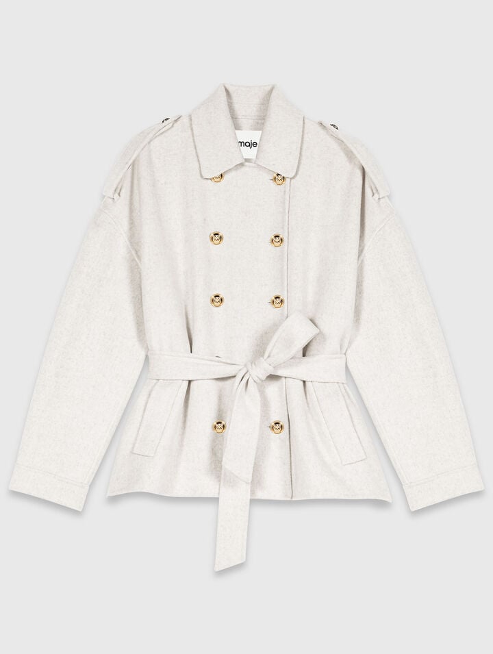 Cappotto double face medio lungo