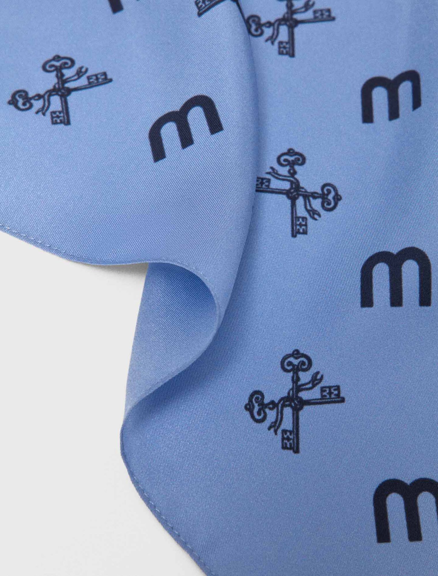 Foulard in seta a motivi equestri