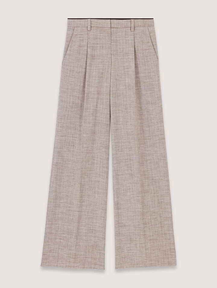 Pantaloni da tailleur gamba dritta