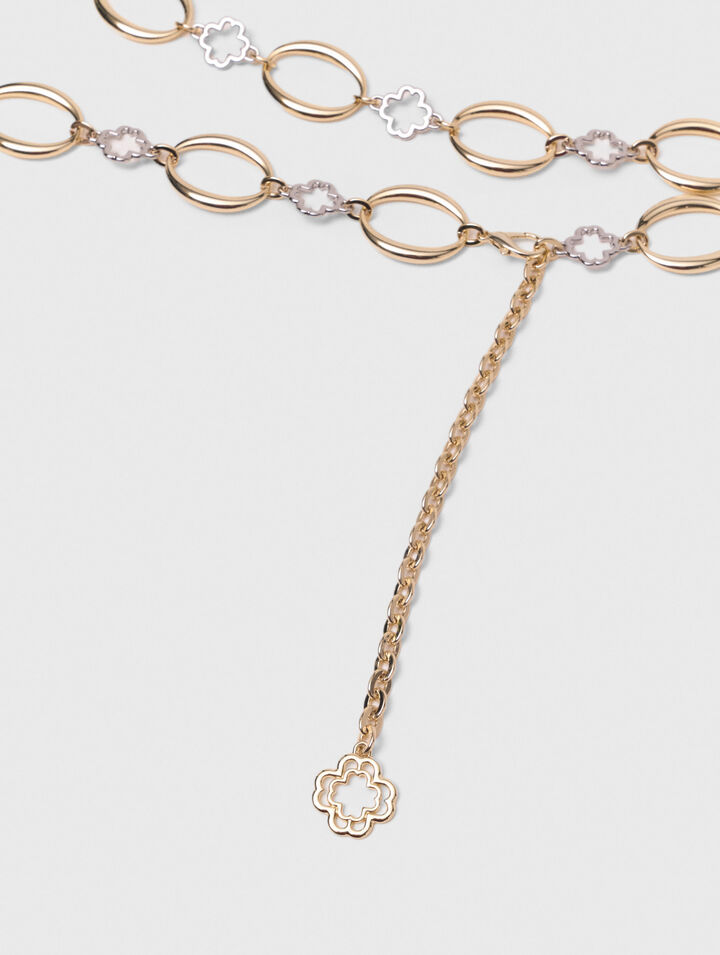Cintura gioiello maglie Clover