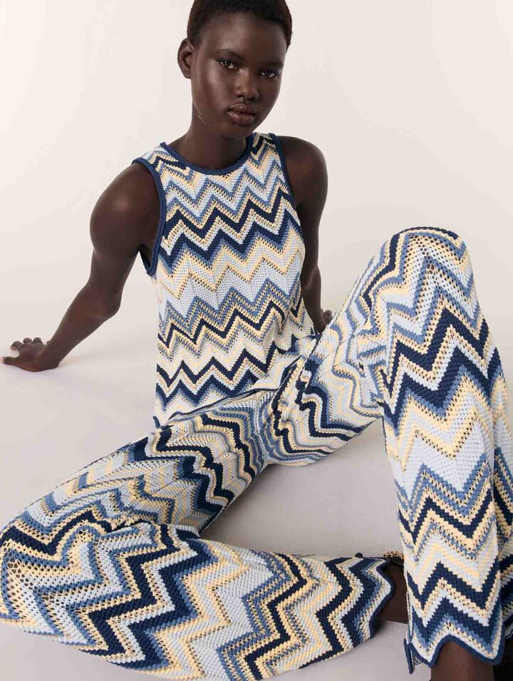 Pantaloni in crochet