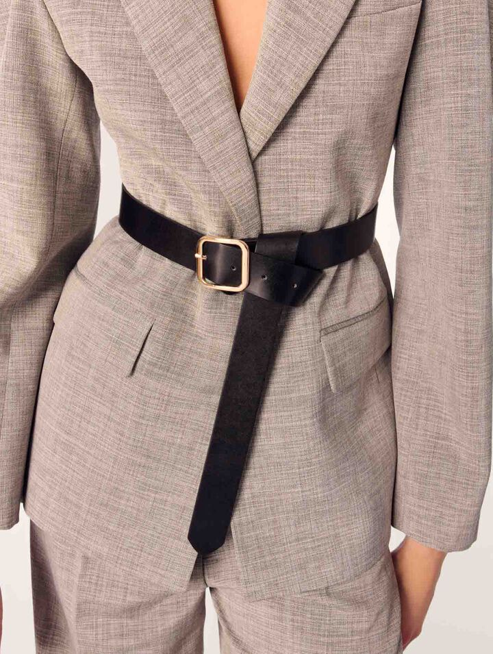 Giacca da tailleur con cintura