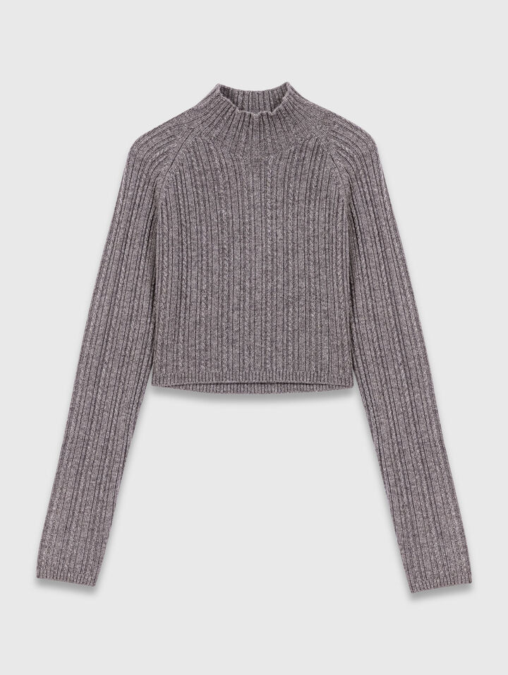 Abito in maglia con pull removibile