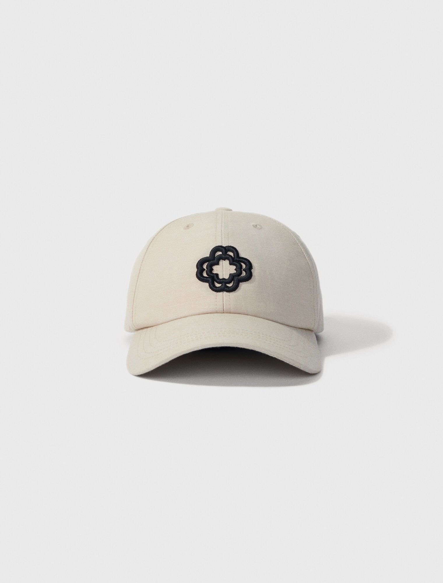 Cappellino in lino e cotone