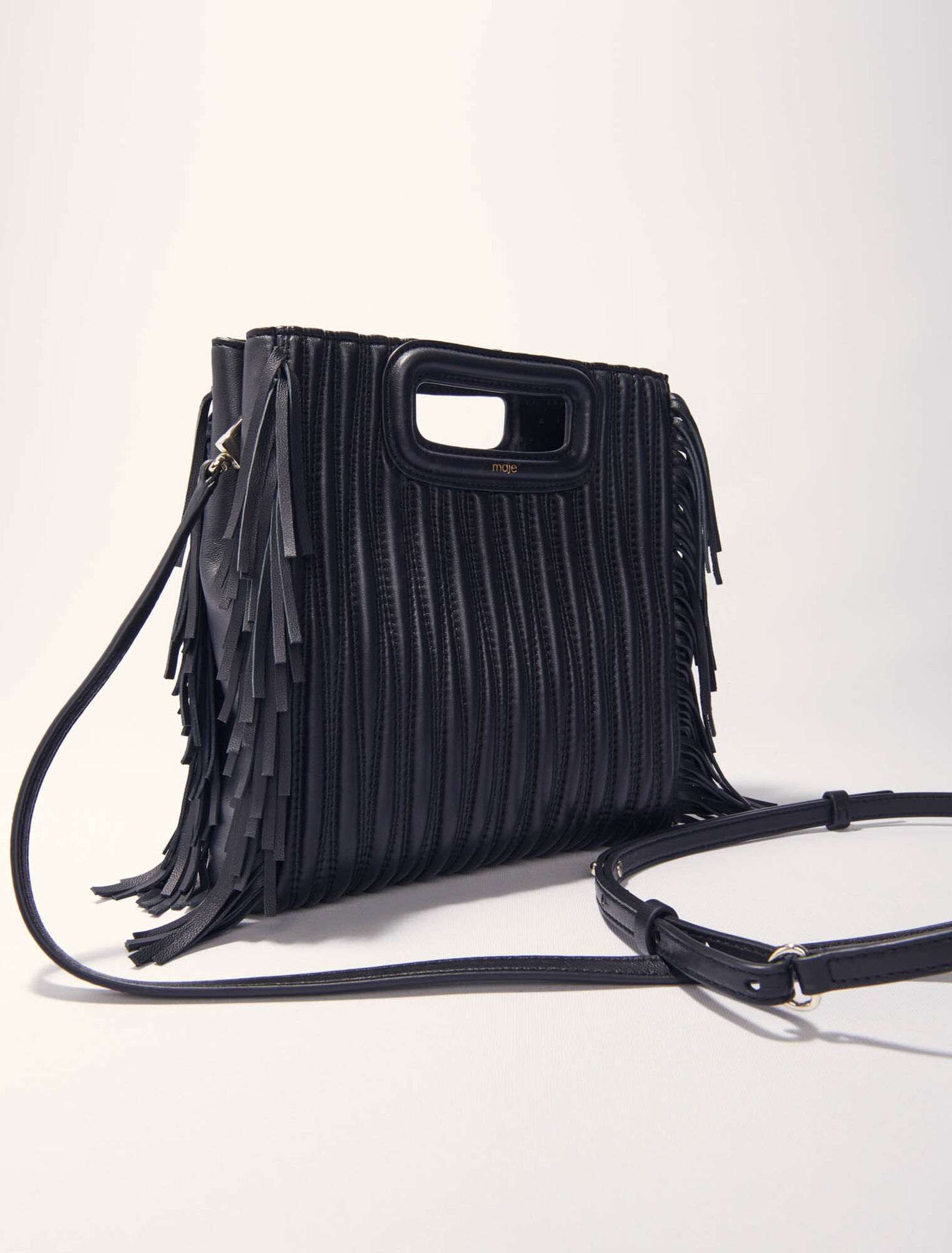 Borsa M pelle in pelle trapuntata