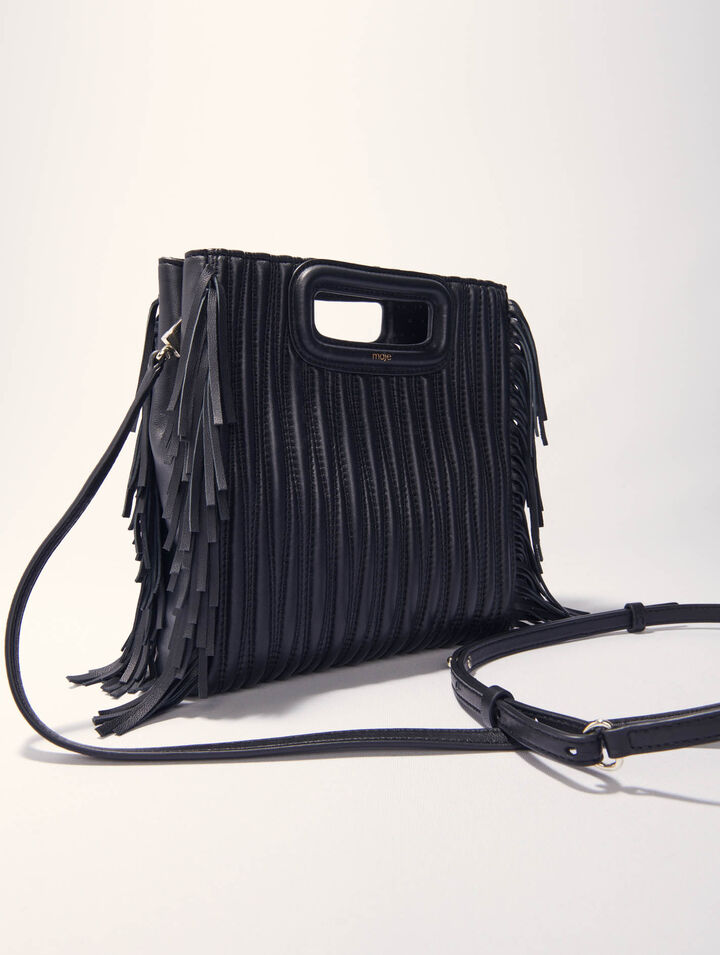 Borsa M pelle in pelle trapuntata