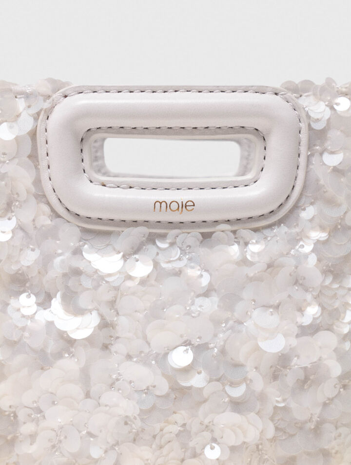 Borsa M mini in paillettes