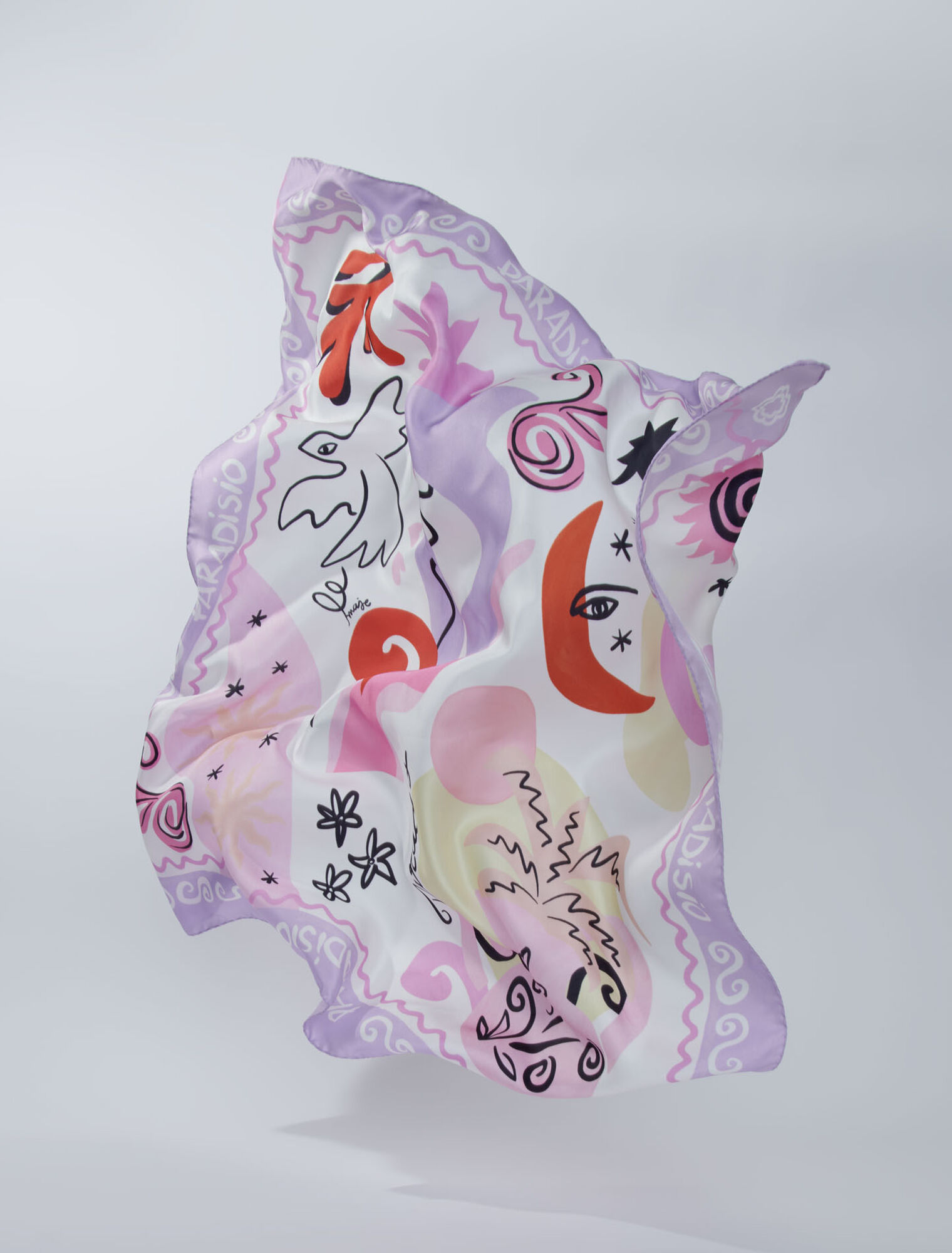 Foulard in seta Paradisio