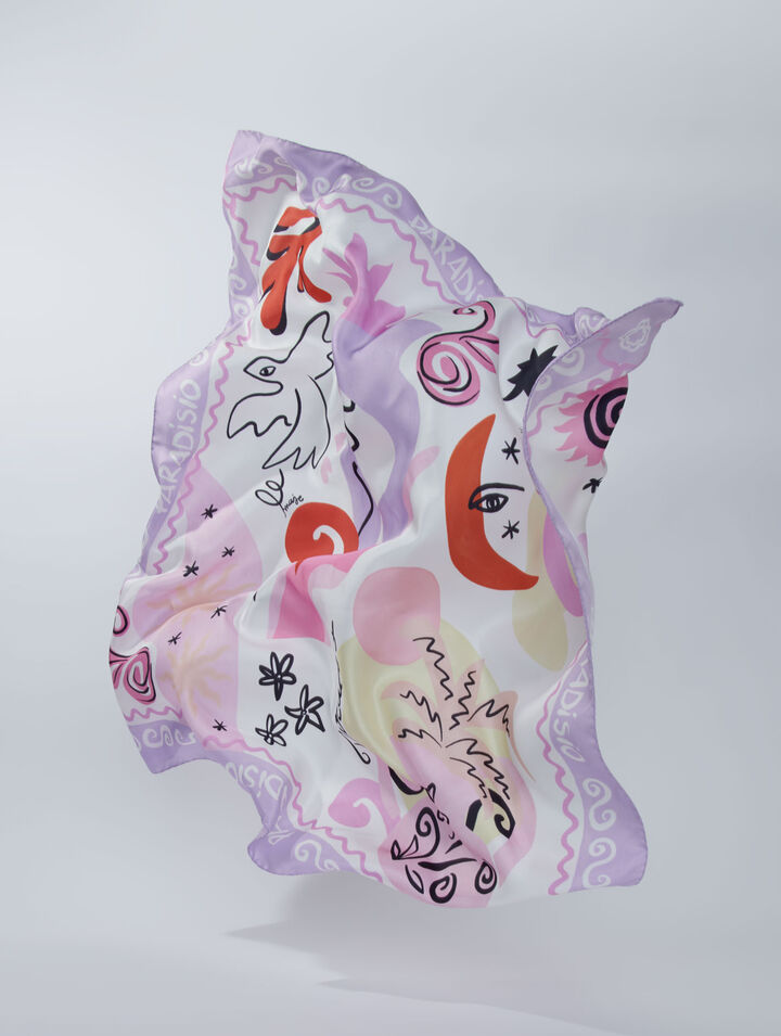Foulard in seta Paradisio
