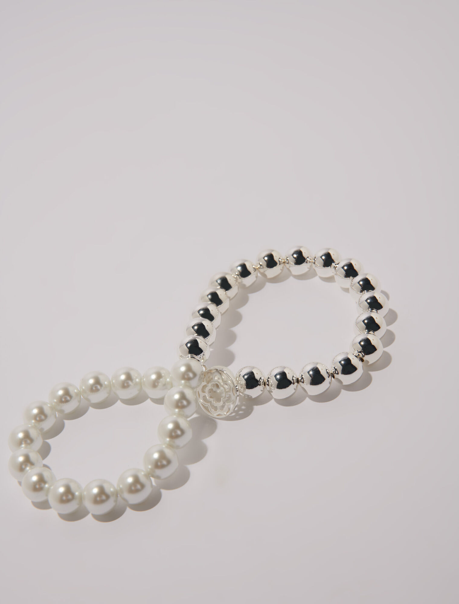 Collana girocollo con mix di perle