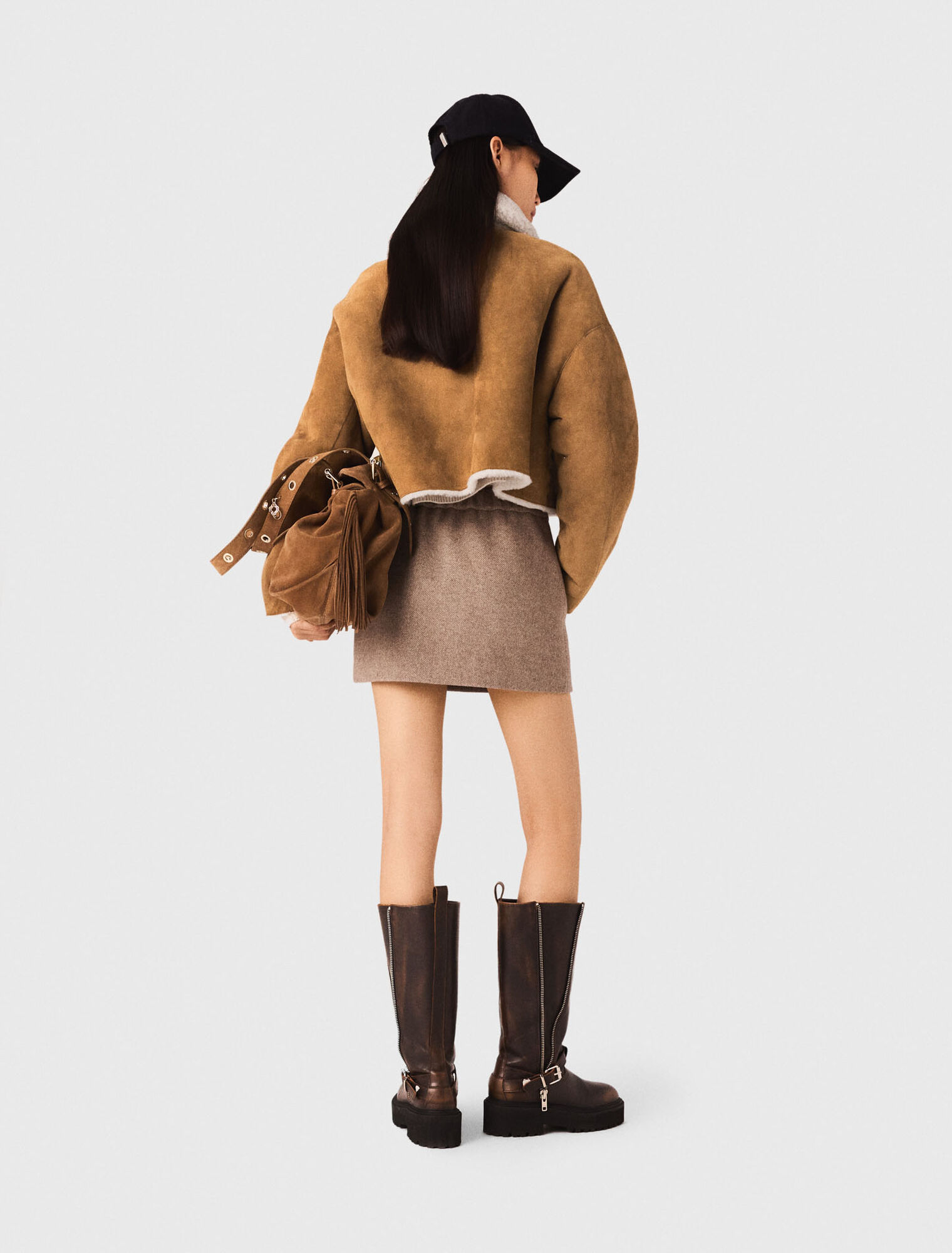 Cappotto shearling reversibile