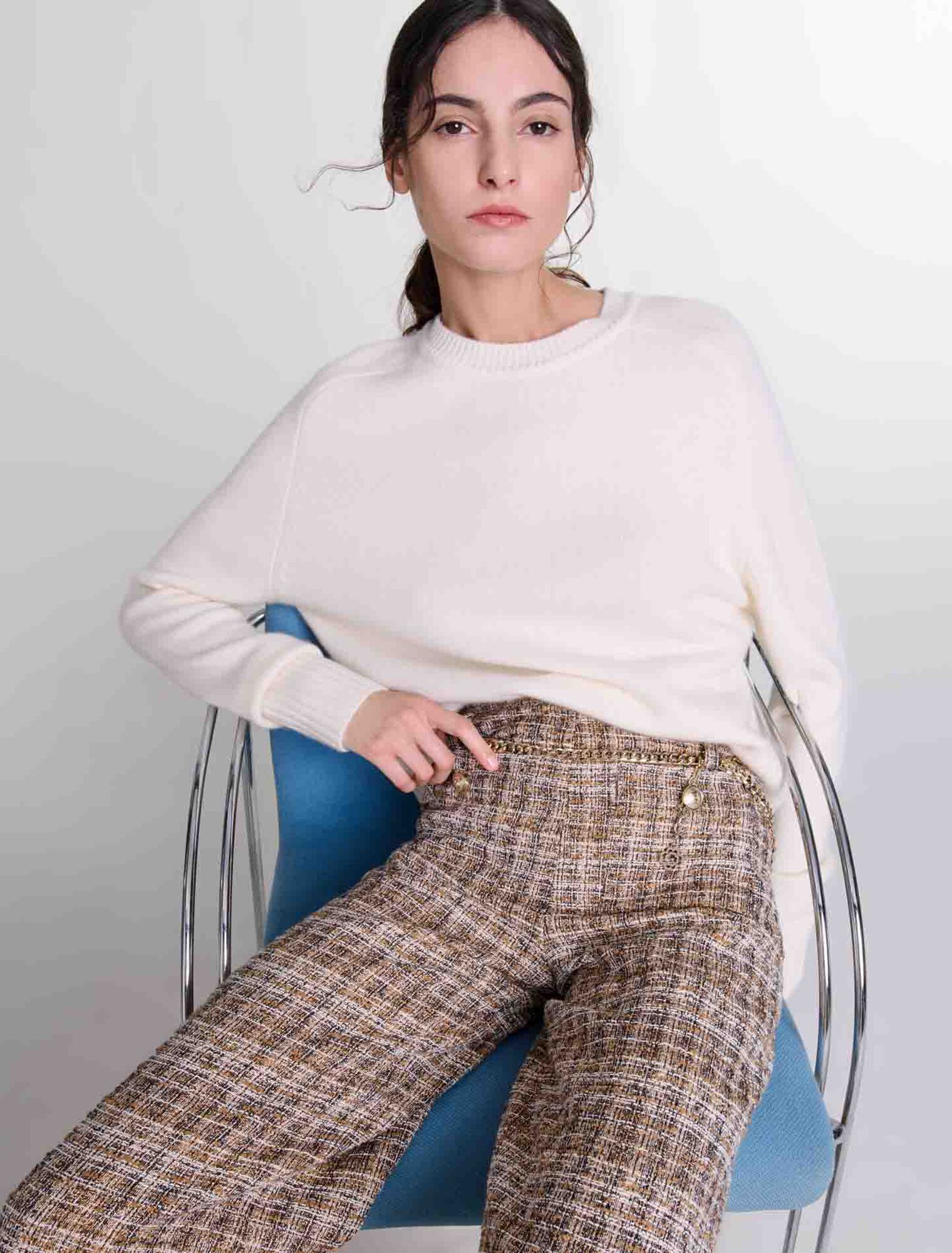 Pantaloni in tweed