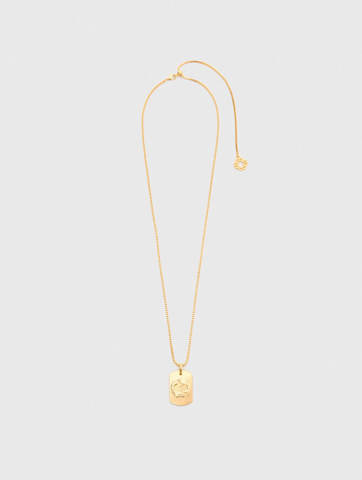 Collana con segno zodiacale