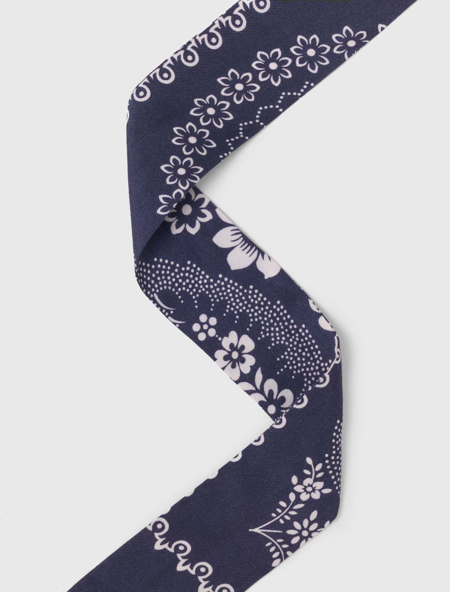 Elastico stampato con twill