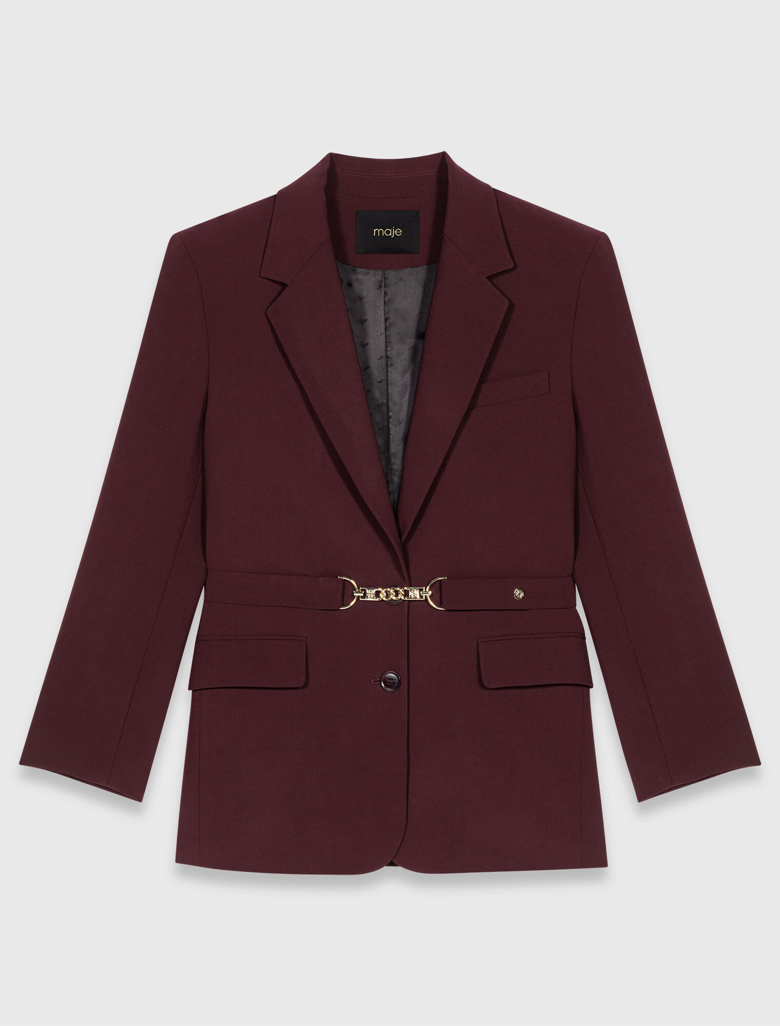 Giacca da tailleur con cintura