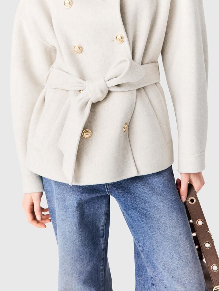 Cappotto double face medio lungo