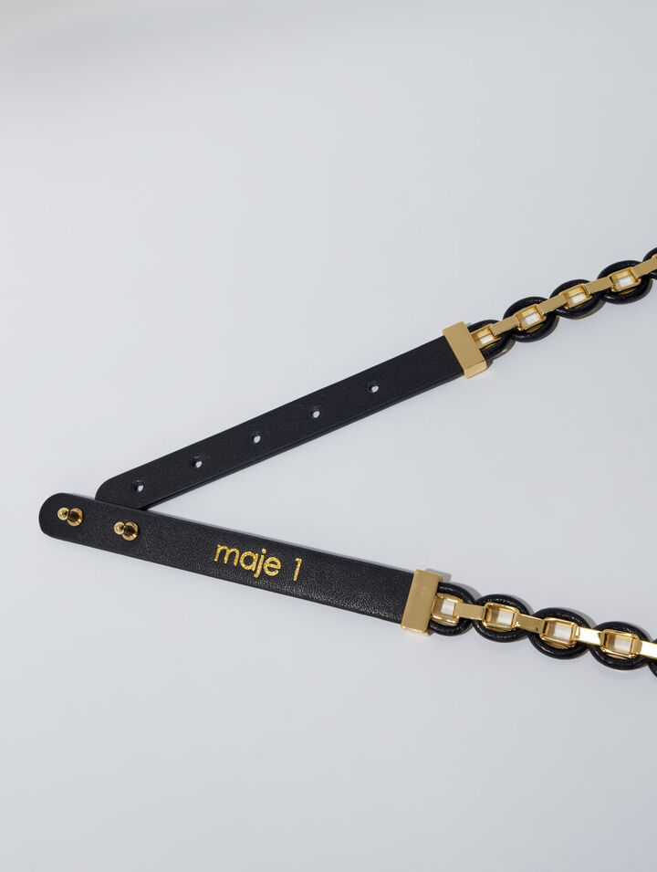 Cintura Clover fine a catena mista