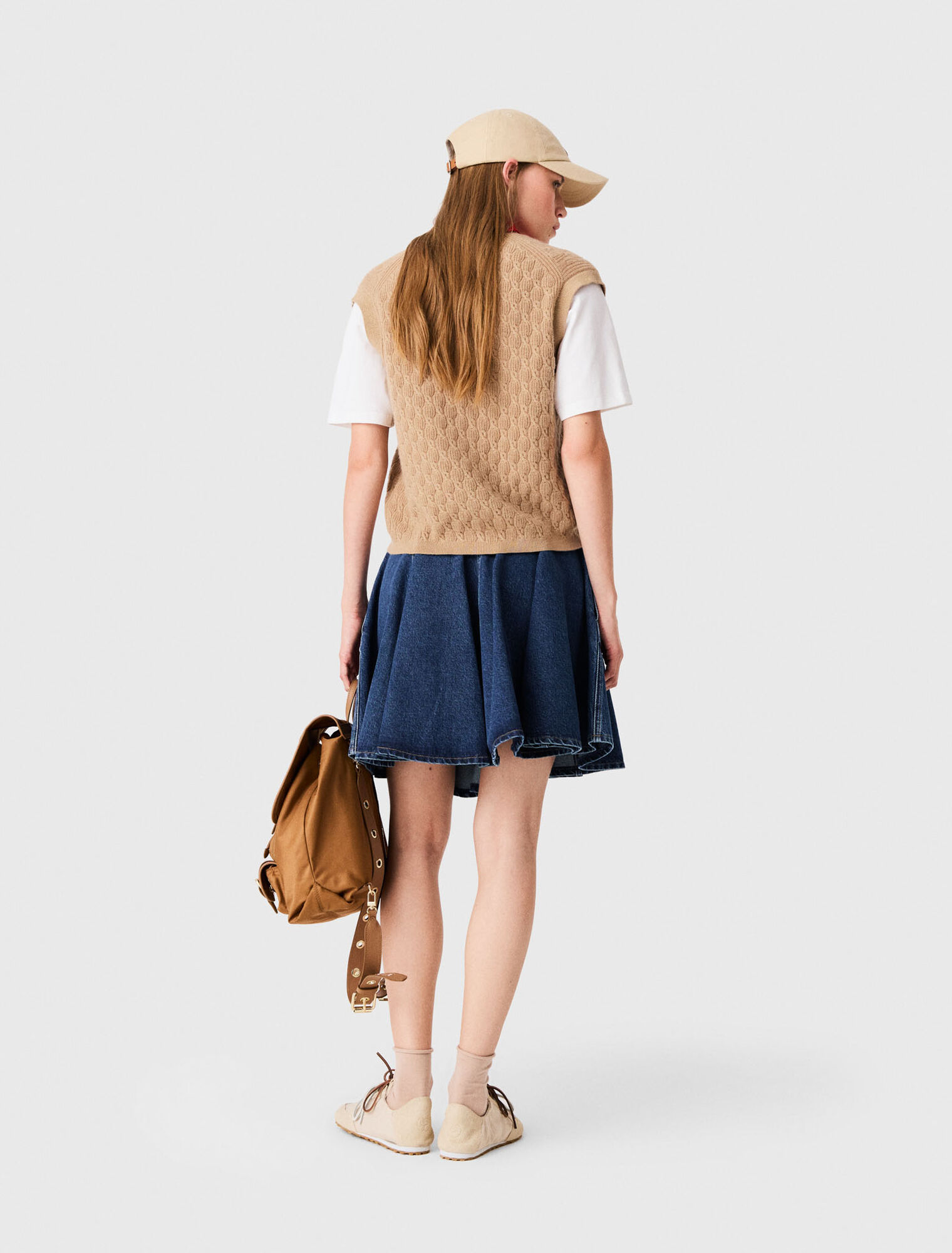Cardigan effetto 2-in-1