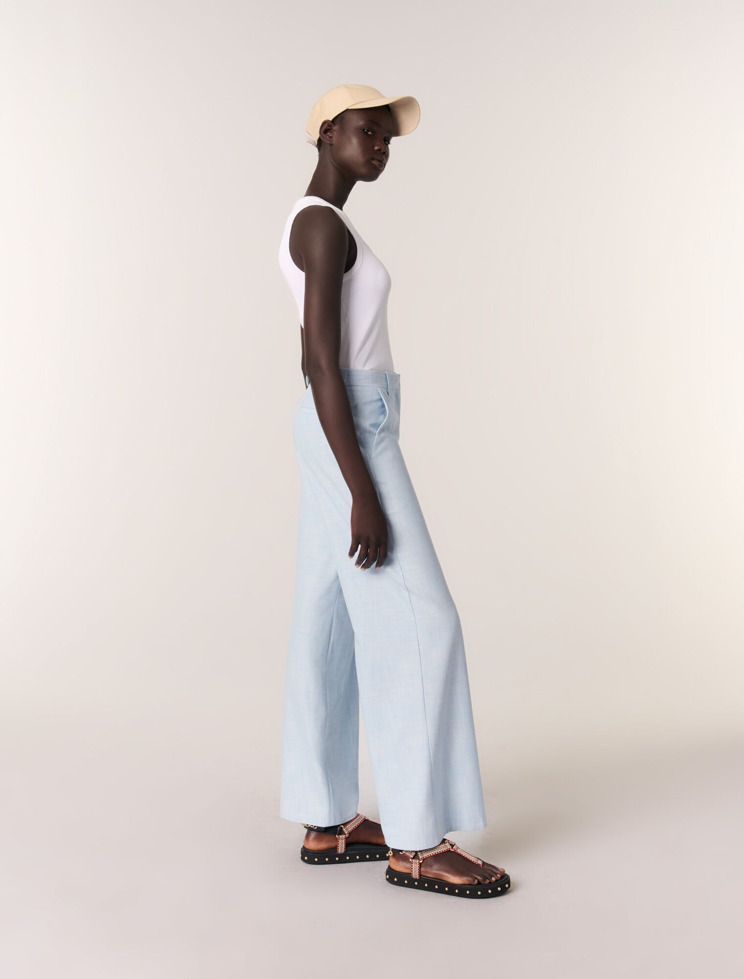 Pantaloni da tailleur larghi