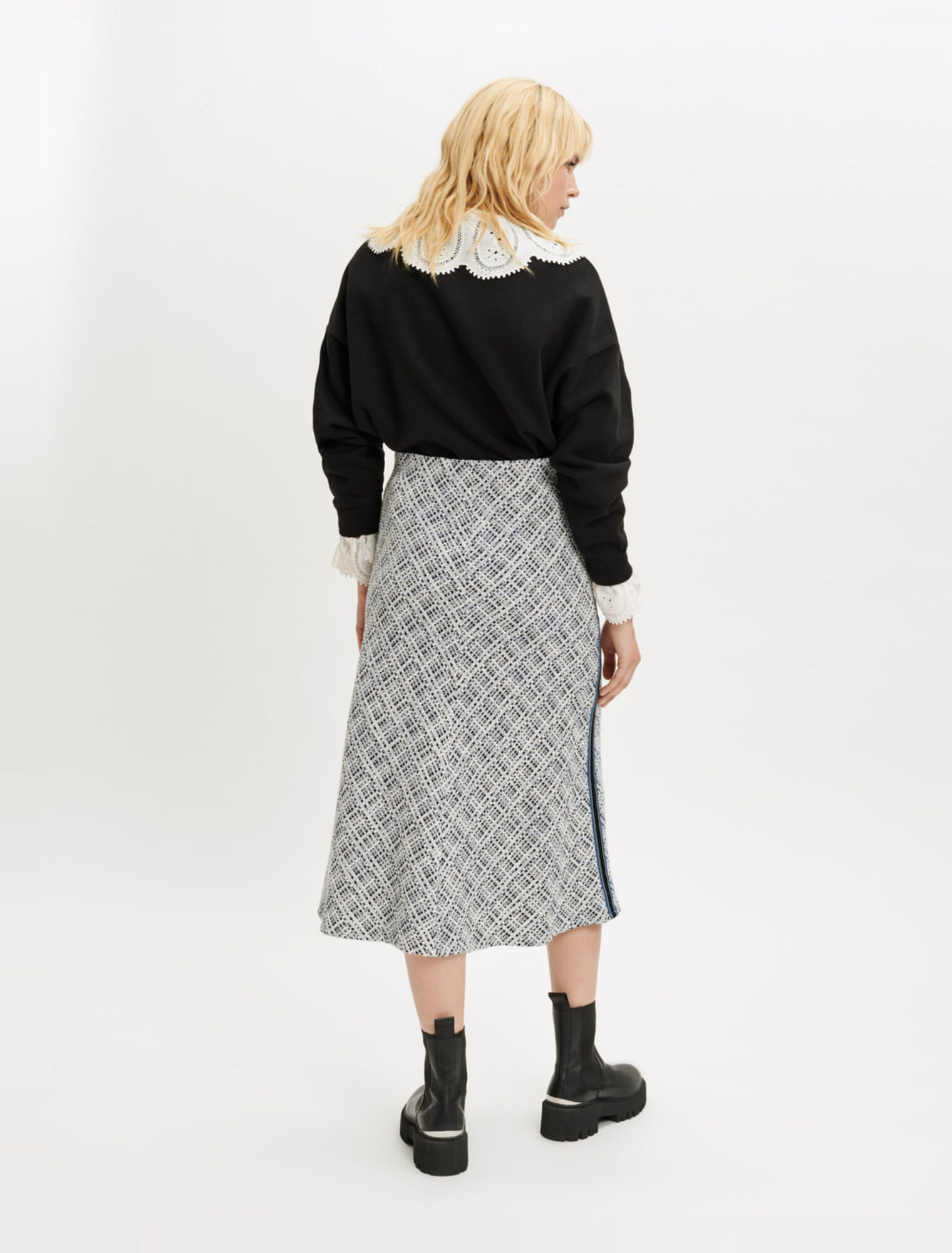 Gonna midi in tweed