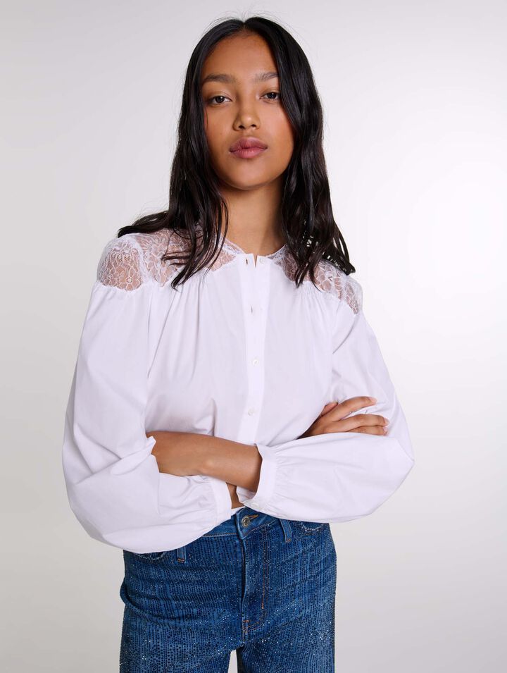 Camicia in pizzo