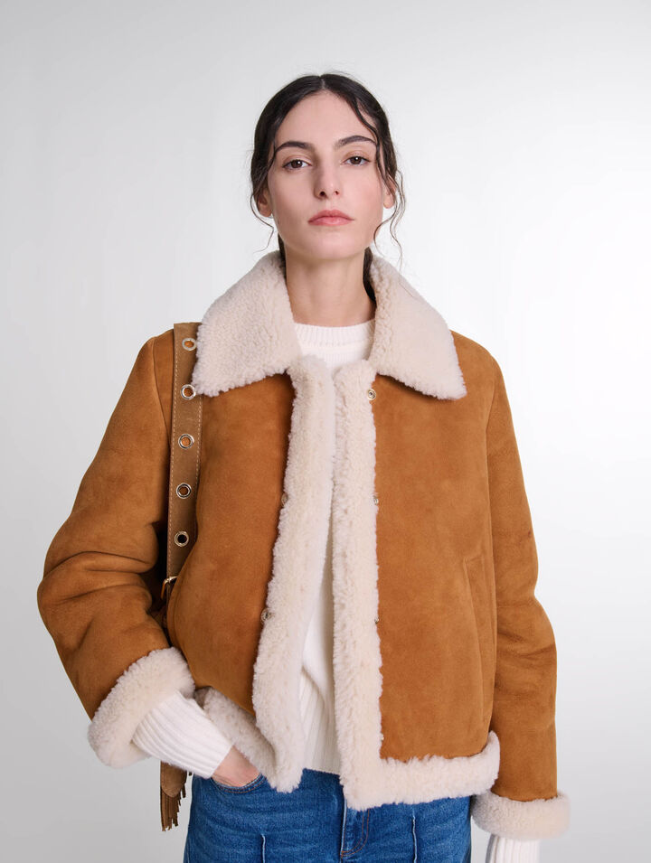 Cappotto pelliccia effetto montone