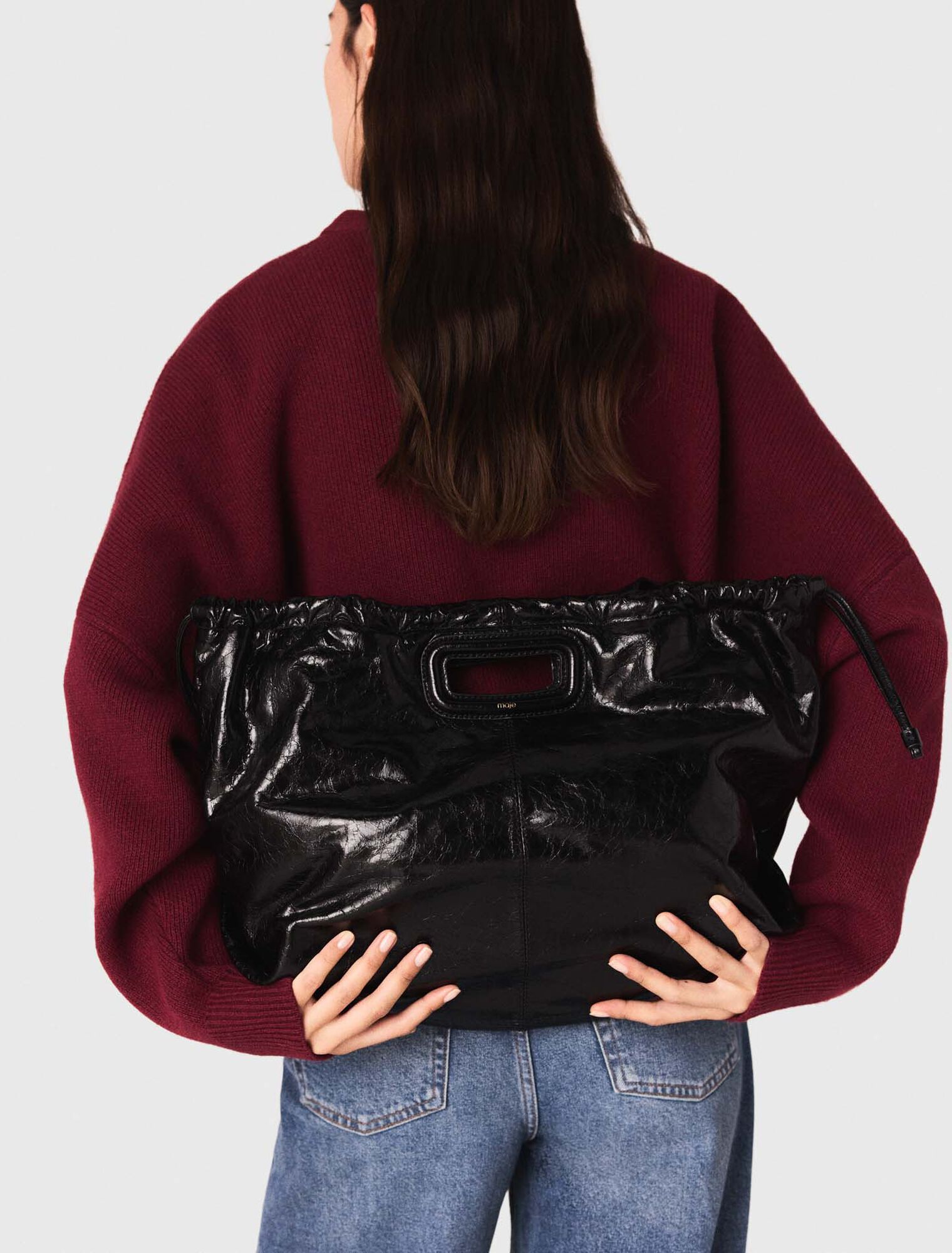Borsa Miss M tote bag craquelé