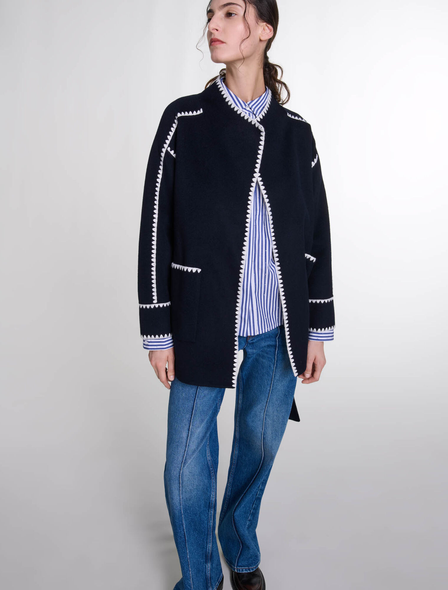 Cappotto corto double face