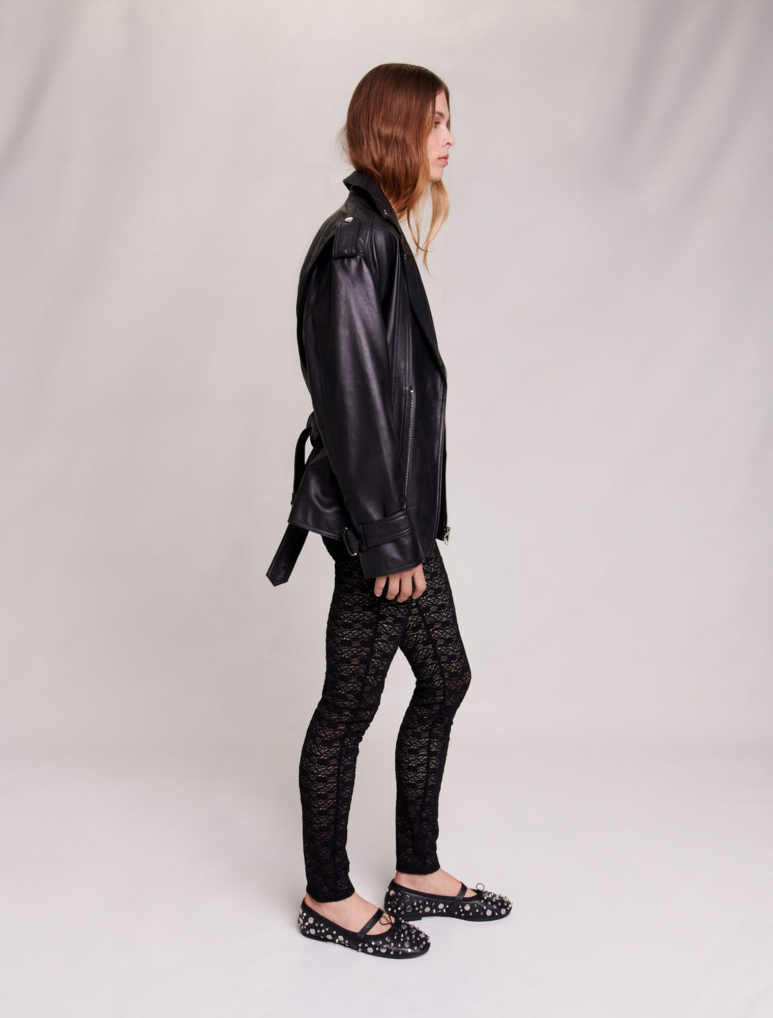 Leggings di pizzo