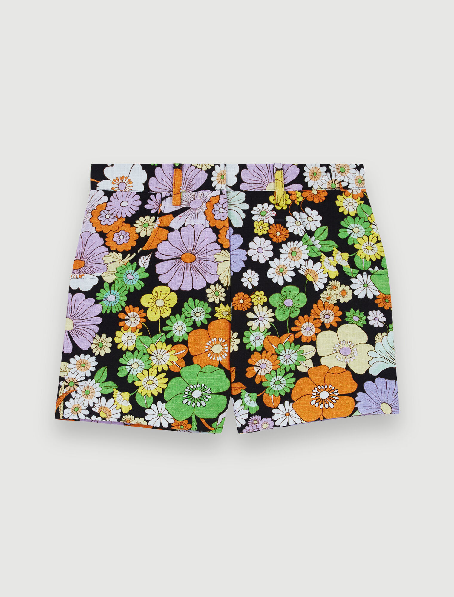 Pantaloncini con stampa floreale