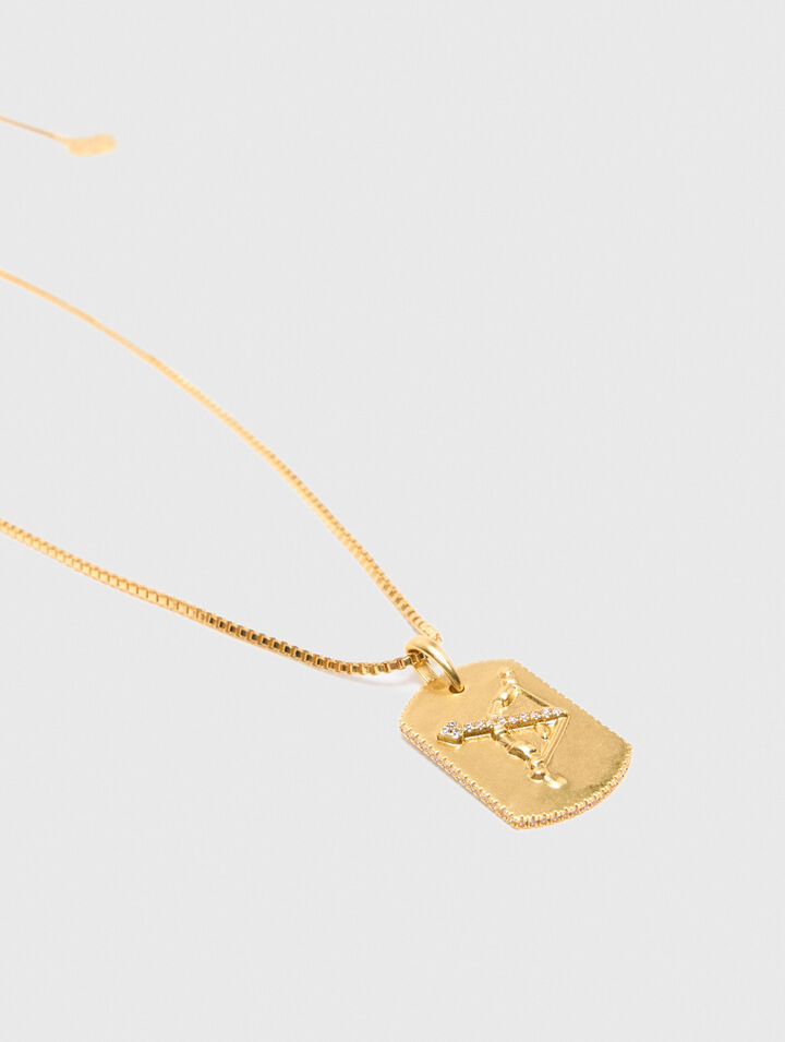Collana con segno zodiacale