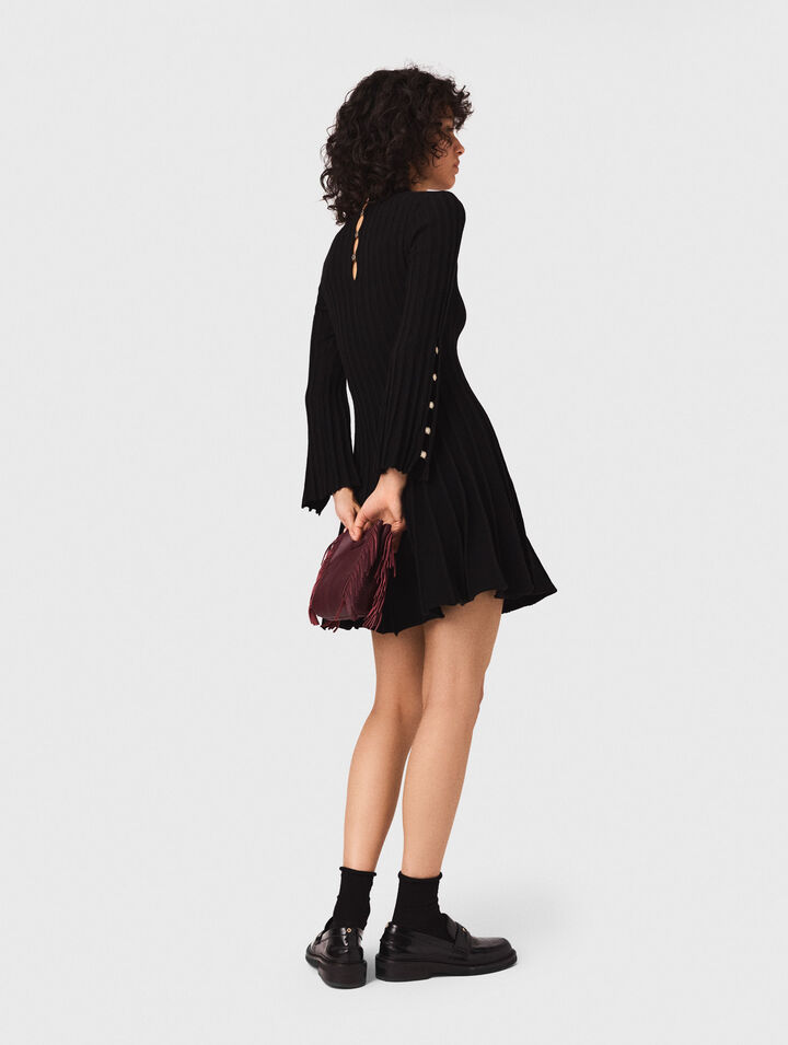 Abito corto in maglia