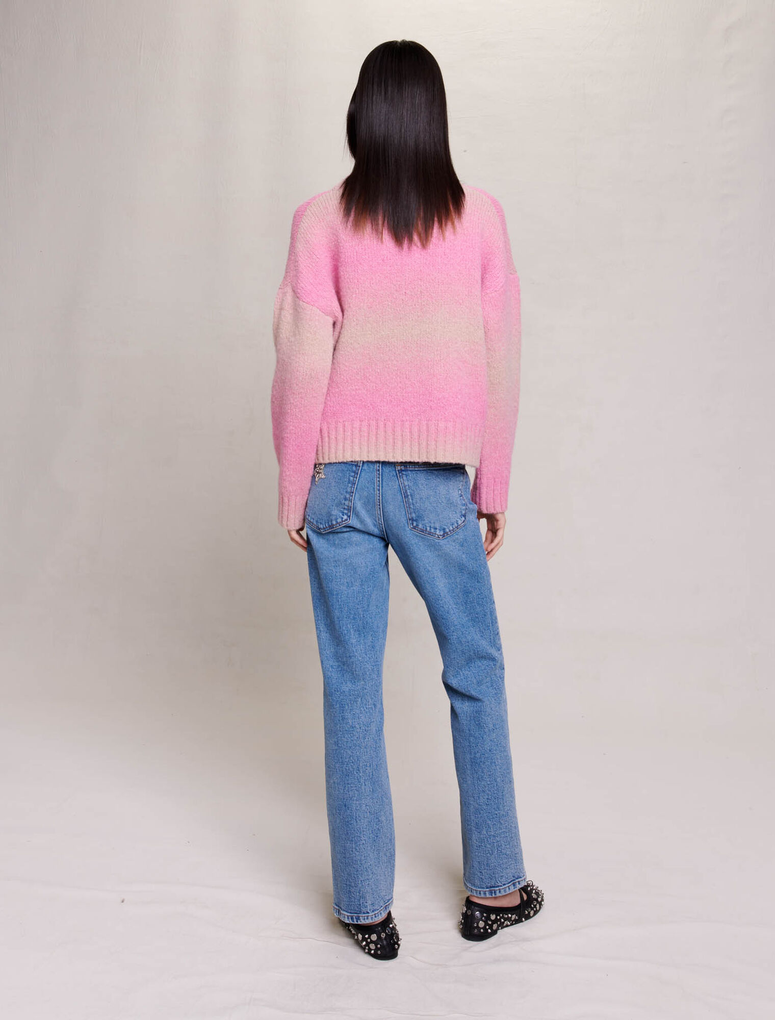 Maglione in maglia sfumata