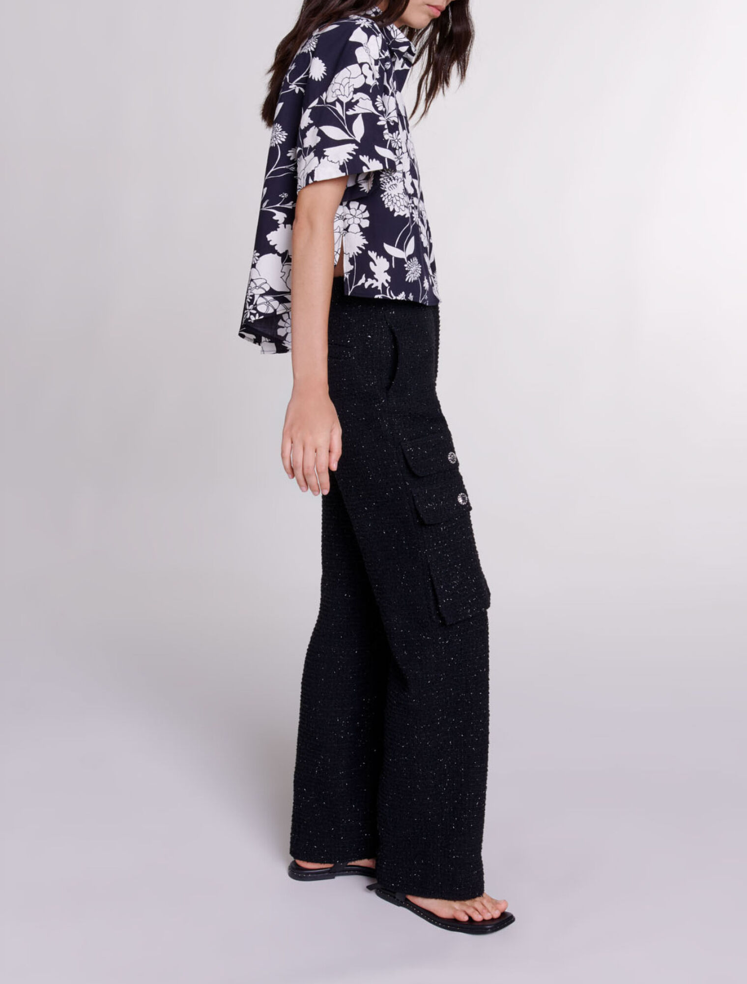 Pantaloni in tweed