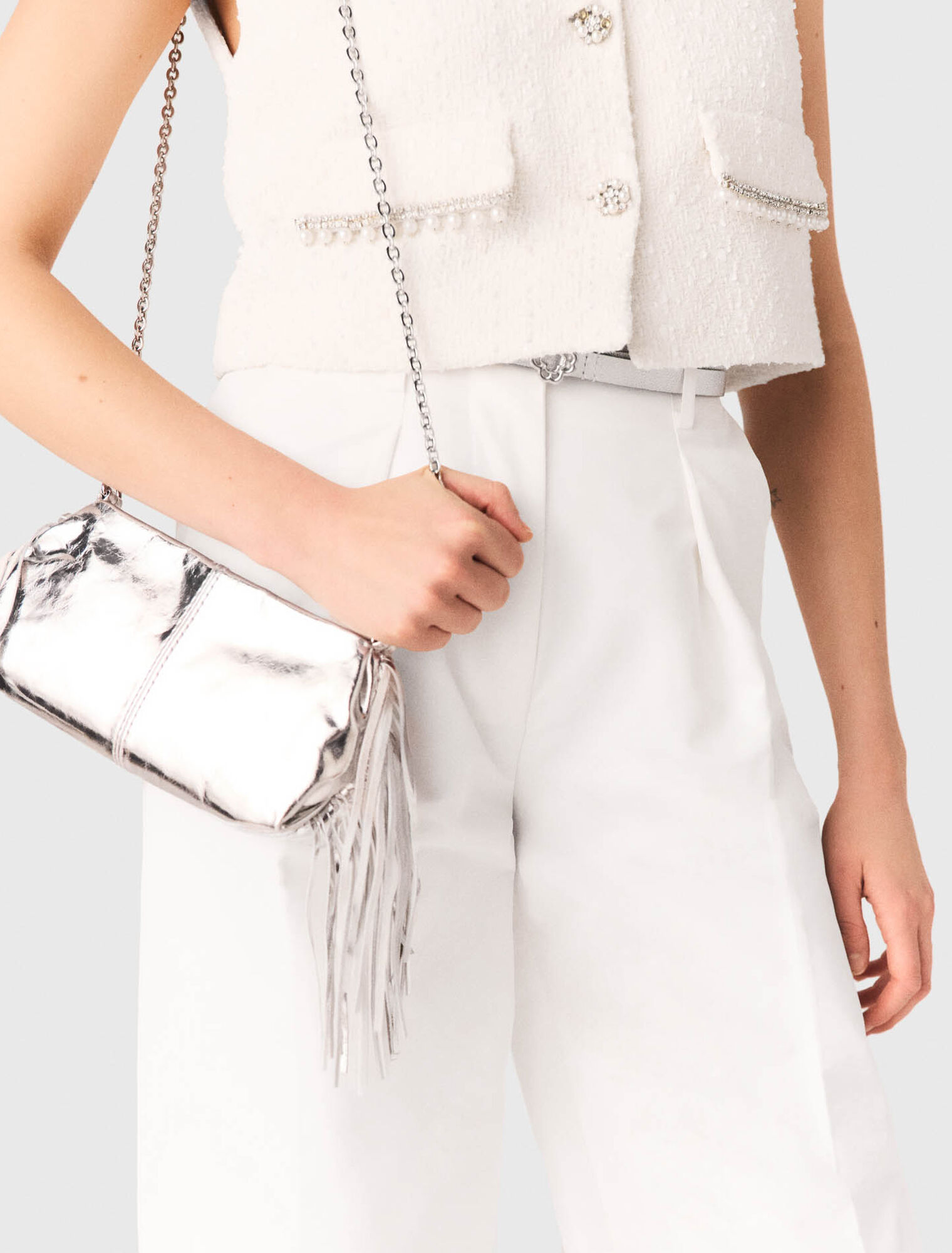 Pochette Miss M pouch in pelle