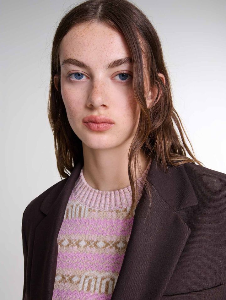 Giacca da tailleur con cintura
