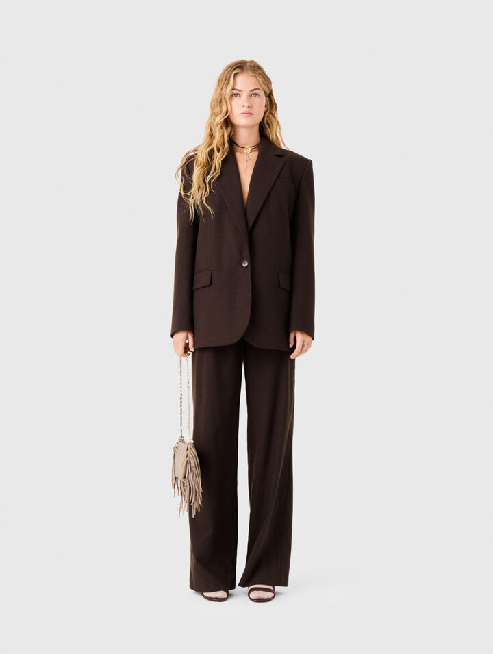 Giacca da tailleur con strass