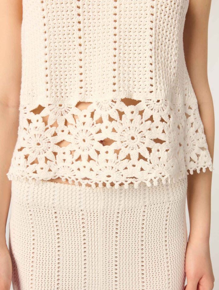 Canottiera in crochet