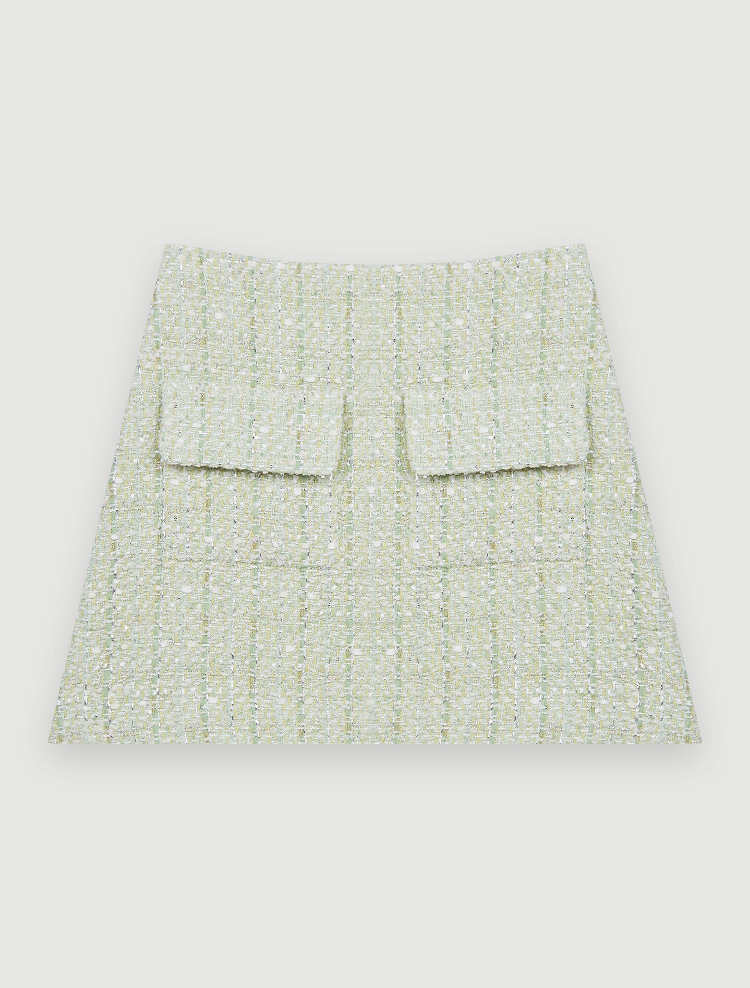 Gonna in tweed lucido